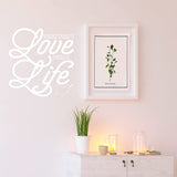 Where There is Love There is Life Love Wall Decor VWAQ