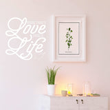 Where There is Love There is Life Love Wall Decor VWAQ