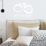 True Love Stories Never Have Endings Love Wall Decal VWAQ