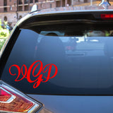 Personalized Name Decal Monogram Car Window Decal VWAQ - CVD2