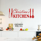 Kitchen Custom Vinyl Wall Decals VWAQ - CS79