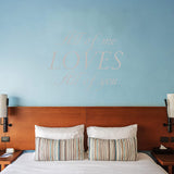 All of Me Loves All of You Wall Decal Romantic Wall Decor VWAQ