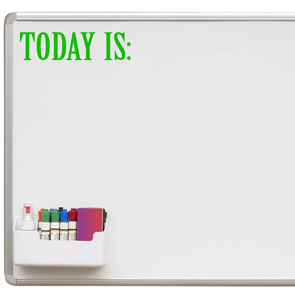 VWAQ Today is Whiteboard Decal Teachers Classroom Vinyl Sticker for Dry Erase Board or Walls