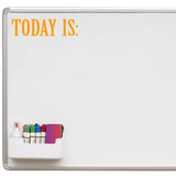 VWAQ Today is Whiteboard Decal Teachers Classroom Vinyl Sticker for Dry Erase Board or Walls