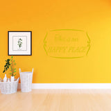 This is Our Happy Place Wall Decal Romantic Wall Decor VWAQ