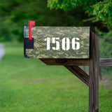 Custom Digital Camoflauge Mailbox Magnetic Personalized Mailbox Decals VWAQ - PMBM21