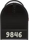 Mailbox Decals - Custom Address Numbers Vinyl Sticker Mailbox Face VWAQ - MFD3