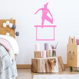 Womens Hurdle Personalized Wall Decals VWAQ - CS81