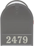 Personalized Mailbox Decals - Address Numbers Vinyl Sticker Mailbox Front Custom VWAQ - MFD2