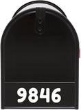 Mailbox Decals - Custom Address Numbers Vinyl Sticker Mailbox Face VWAQ - MFD3