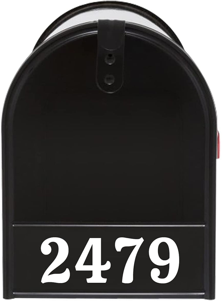 Personalized Mailbox Decals Address Numbers Vinyl Sticker