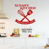 cooking name decals