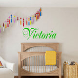 Personalized Decals Nursery Girls Room Decor VWAQ - CS94