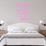 Mindset is What Separates The Best from The Rest - Motivational Quotes Wall Decal VWAQ