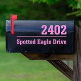 Mailbox Numbers Street Address Personalized Pair of Vinyl Decal Custom Stickers VWAQ - CMB30