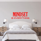 Mindset is Everything Inspirational Wall Decal Motivational Quote VWAQ