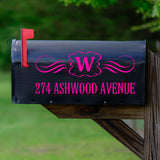 Custom Mailbox Address Stickers - Set of 2 Street Address Decals Personalized VWAQ - CMB31