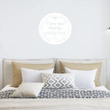 I Love You More Every Day Wall Decal Love Wall Art Decor Sticker Inspirational Wall Quote for Bedroom