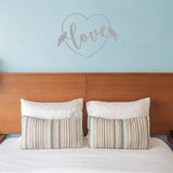 Love Birds Vinyl Wall Decal Marriage Quote Heart of The Home Family Wall Decor Sticker VWAQ