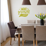 VWAQ Make Yourself A Priority Inspirational Wall Decal Motivational Home Decor