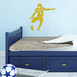 Personalized Field Goal Kicker Football Wall Decal Customized Kids Room Decor VWAQ - CS99