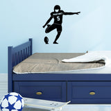 Personalized Field Goal Kicker Football Wall Decal Customized Kids Room Decor VWAQ - CS99