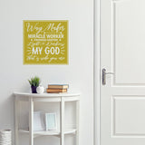 Way Maker Miracle Worker Promise Keeper Inspirational Wall Decal Religious Home Decor VWAQ