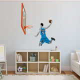 Personalized Basketball Player Wall Decal Custom Name Sports VWAQ - HOL60