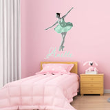 Custom Ballerina Girls Room Dance Wall Decal - HOL59