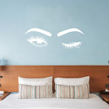 VWAQ Eyes Wink Vinyl Wall Decals Home Bathroom Mirror Décor - EWWD - V1