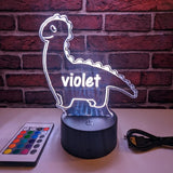 Personalized LED Name Dinosaur Night Light up Sign - Nursery Decor Custom Night Light Art Deco Lamp VWAQ ACR17