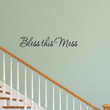 VWAQ Bless This Mess Home Decor Wall Quotes Decal - VWAQ Vinyl Wall Art Quotes and Prints