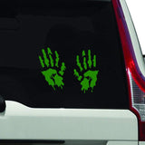 VWAQ Bloody Hands Vehicle Vinyl Window Decal - VWAQ Vinyl Wall Art Quotes and Prints