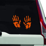 VWAQ Bloody Hands Vehicle Vinyl Window Decal - VWAQ Vinyl Wall Art Quotes and Prints