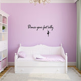 VWAQ Dance Your Feet Silly Dance Wall Decal Quote - VWAQ Vinyl Wall Art Quotes and Prints