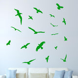 VWAQ Peel And Stick Flock of Birds Vinyl Wall Decal Stickers - VWAQ Vinyl Wall Art Quotes and Prints