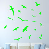 VWAQ Peel And Stick Flock of Birds Vinyl Wall Decal Stickers - VWAQ Vinyl Wall Art Quotes and Prints