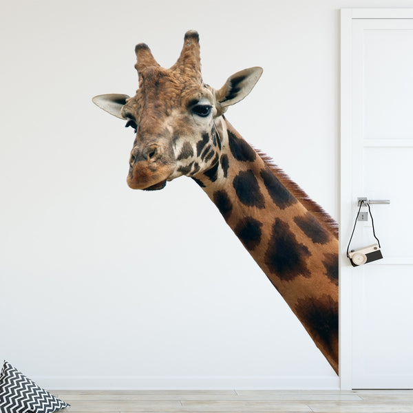VWAQ Giraffe Head Peel and Stick Wall Decal - G500 - VWAQ Vinyl Wall Art Quotes and Prints