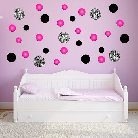 VWAQ Zebra Stripe Peel and Stick Wall Decals (GD1) - VWAQ Vinyl Wall Art Quotes and Prints