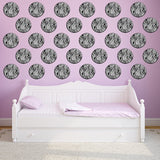 VWAQ Zebra Print Polka Dots Peel and Stick Wall Decals (GD2) - VWAQ Vinyl Wall Art Quotes and Prints