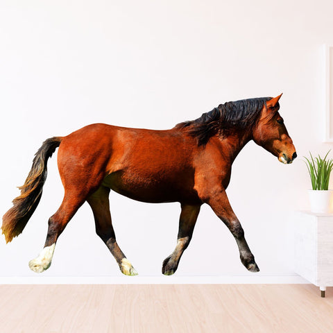 VWAQ Horse Vinyl Wall Decals for Kids Rooms - Wild Mustang Wall Art, Stallion Decor Mural - PAS21 - VWAQ Vinyl Wall Art Quotes and Prints