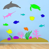 VWAQ Under the Sea Peel & Stick Ocean Life Colorful Wall Decals - POF1 - VWAQ Vinyl Wall Art Quotes and Prints