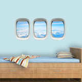 Airplane Window View Wall Decals PPW37 - VWAQ Vinyl Wall Art Quotes and Prints