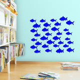 VWAQ Pack of 32 Peel and Stick Fish Vinyl Wall Decals - VWAQ Vinyl Wall Art Quotes and Prints