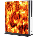 VWAQ Xbox One S Flame Skin Xbox 1 Slim Fire Decal Flames Wrap - XSGC3 - VWAQ Vinyl Wall Art Quotes and Prints