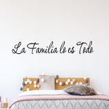 VWAQ Spanish Family is Everything Wall Decal La Familia Lo Es Todo - VWAQ Vinyl Wall Art Quotes and Prints