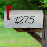 black mailbox numbers