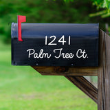 Personalized Mailbox Decal Set of 2 Decals VWAQ - CMB4