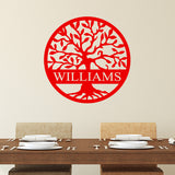 Custom Family Name Wall Decal Tree of Life VWAQ - CS63