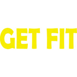 Get Fit Health and Fitness Motivational Vinyl Wall Decal VWAQ